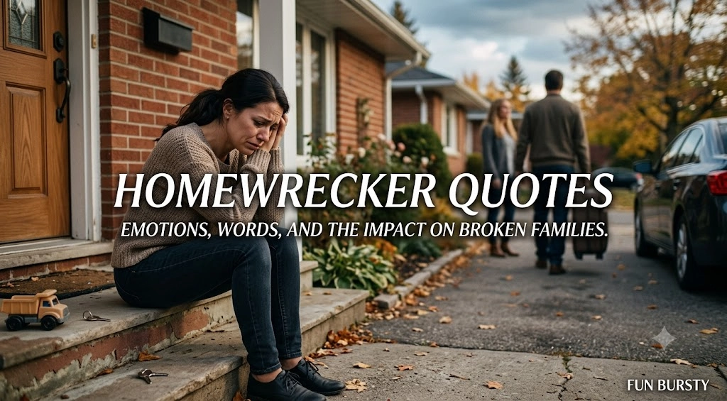 Homewrecker Quotes
