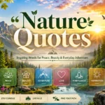 Nature Quotes