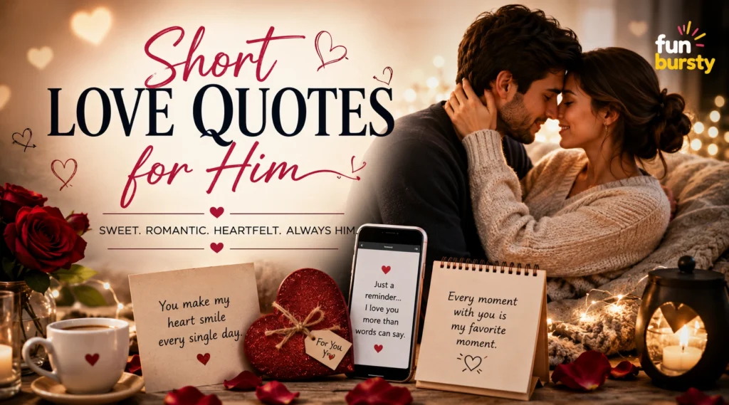 Short Love Quotes for Him 