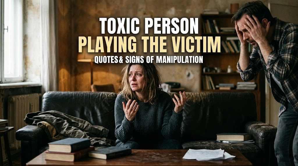 Toxic Playing Victim Quotes