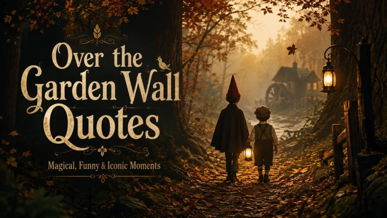 Over the Garden Wall Quotes,