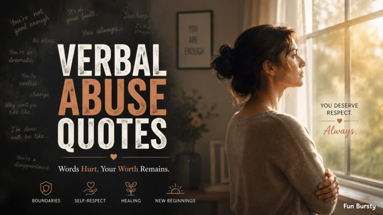 Verbal Abuse Quotes