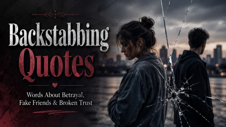 Backstabbing Quotes