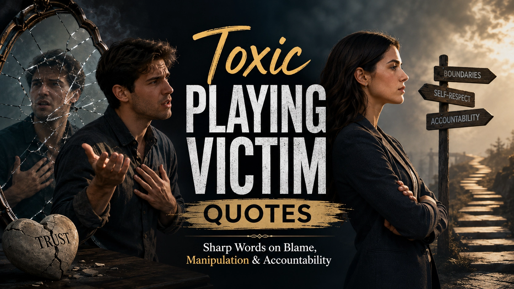 Toxic Playing Victim Quotes