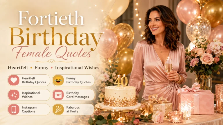 40th Birthday Female Quotes