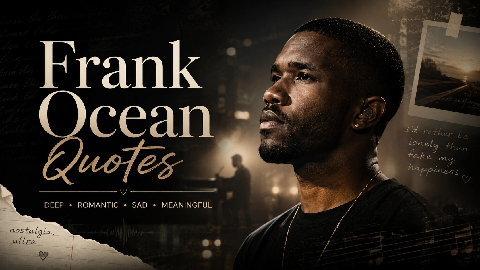 Frank Ocean Quotes